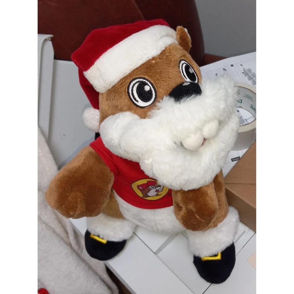 Buc-ees Beaver Santa Claus Plush JUN 2022 10